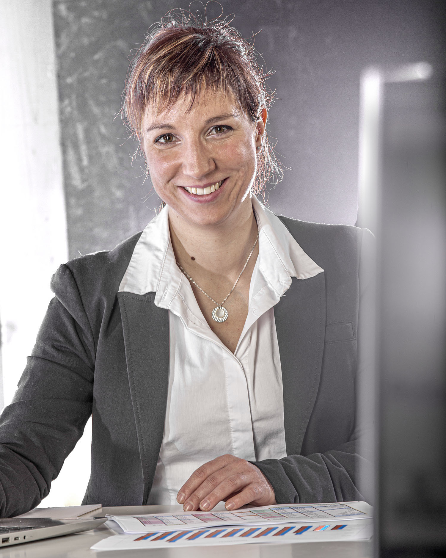 Gila Aberle im Portrait